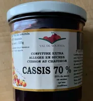 Confiture extra Cassis 70%