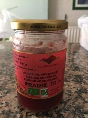 Confiture biologique allegee en sucres
