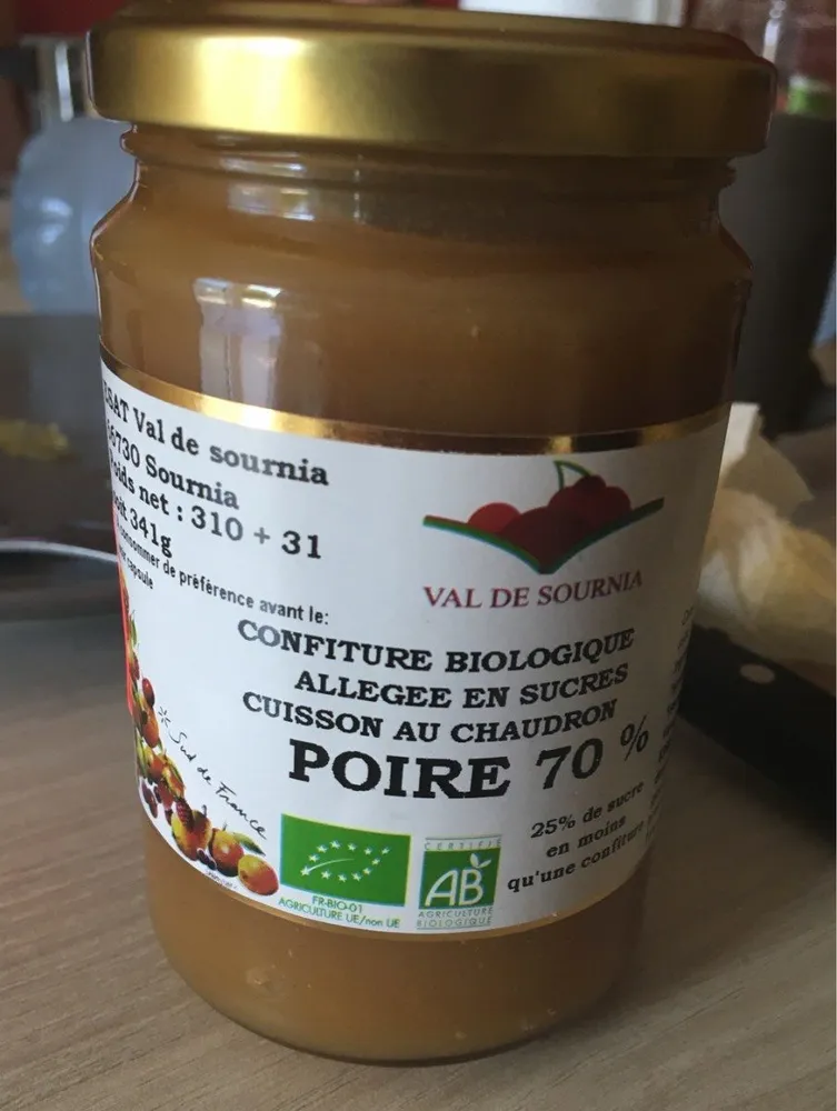 Confiture poire