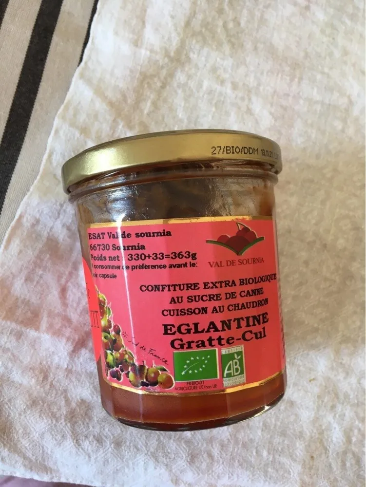 Confiture Eglantine gratte-cul