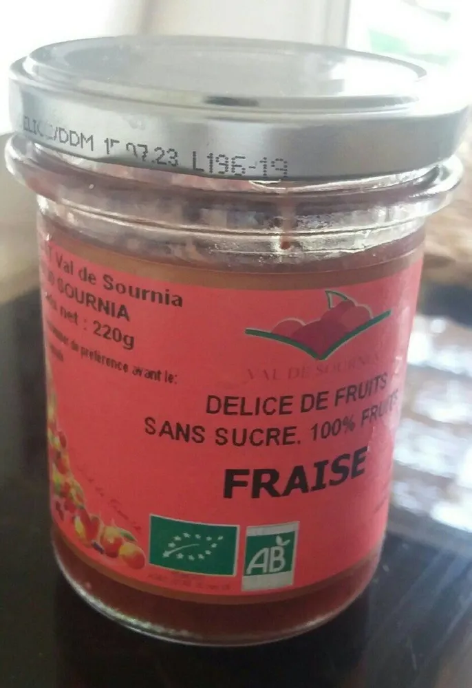 Délice de fruits à la fraise