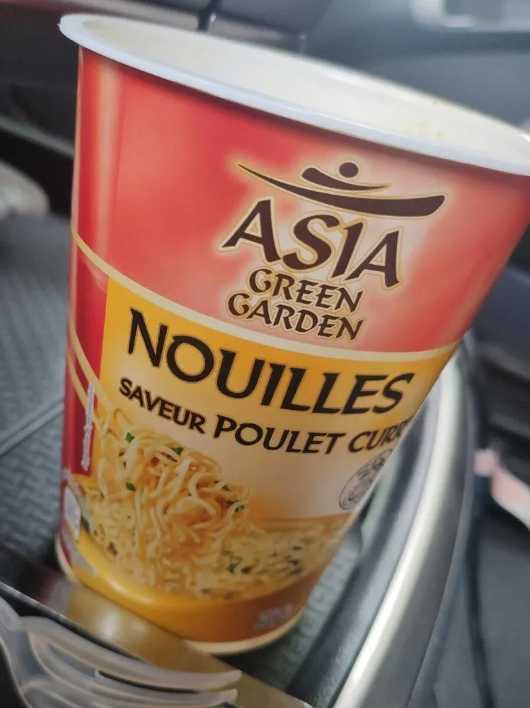 Nouilles saveur poulet curry