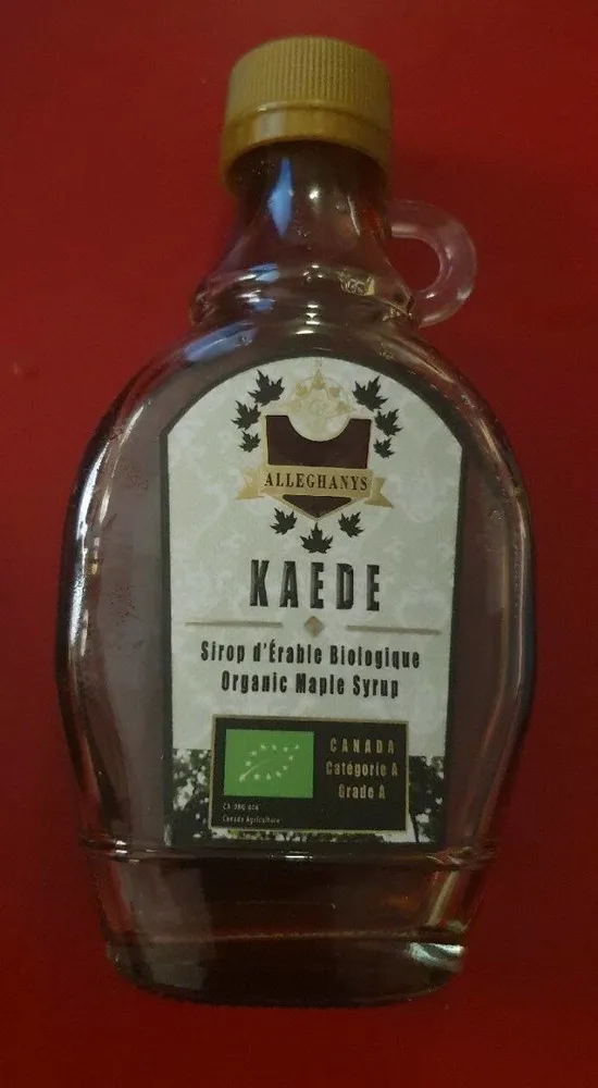 Sirop d'érable biologique