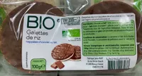 Galettes de riz nappées chocolat au lait