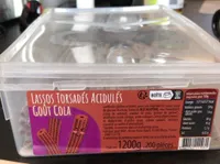 Lassos Torsadés Acidulés Goût Cola