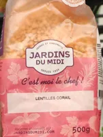 Lentilles corail
