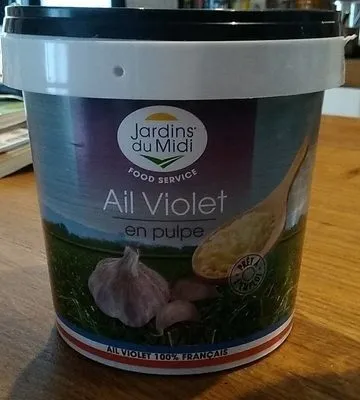 Ail violet en pulpe