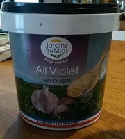 Ail violet en pulpe