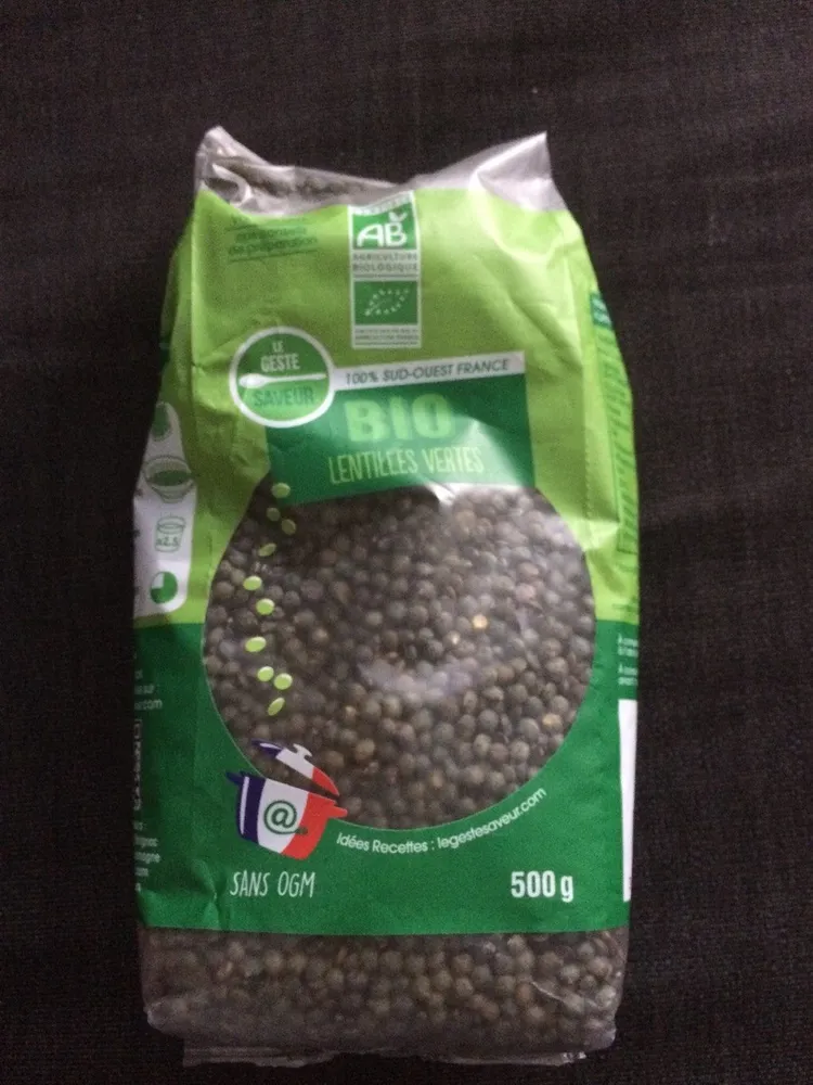 Lentilles vertes