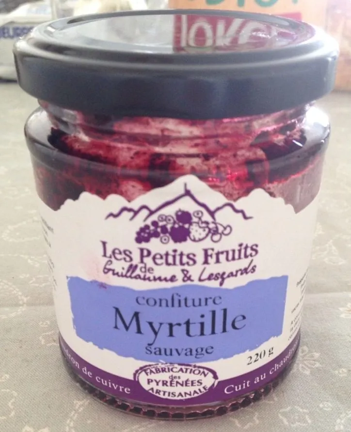 Confiture myrtille sauvage