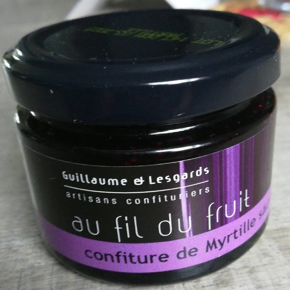 Confiture de myrtille sauvage
