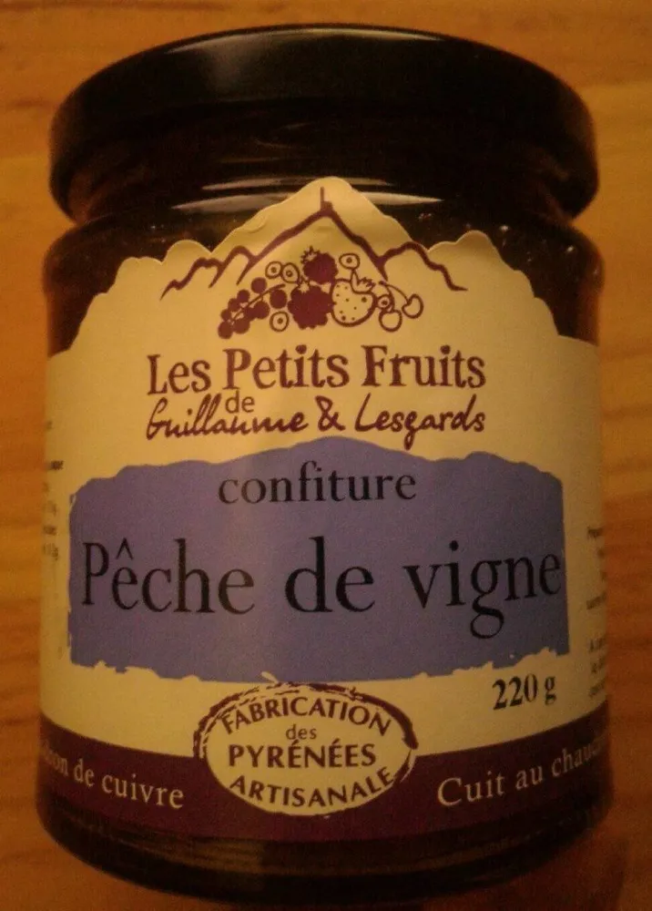 Confiture Pêche de vigne