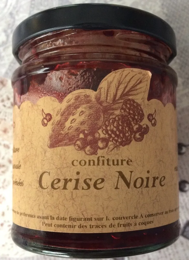 Confiture de cerise noire