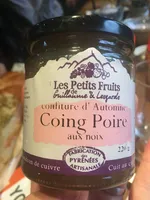 Confiture d'automne coing poire aux noix