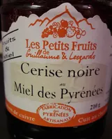 Confiture cerise noire au miel des Pyrénées