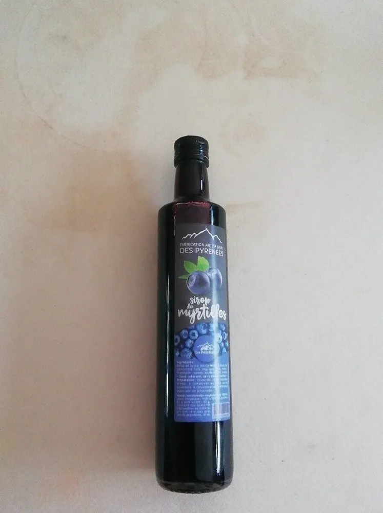 Sirop de myrtilles