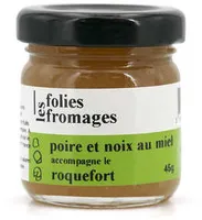 Les Folies Fromages - Poire et noix au miel