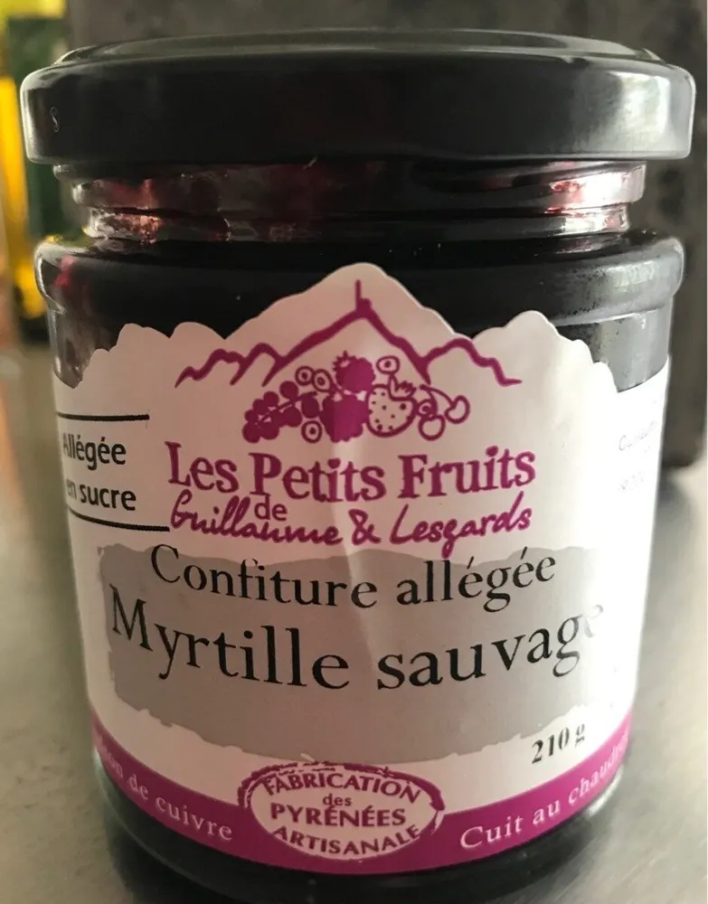 Confiture allégée myrtille sauvage