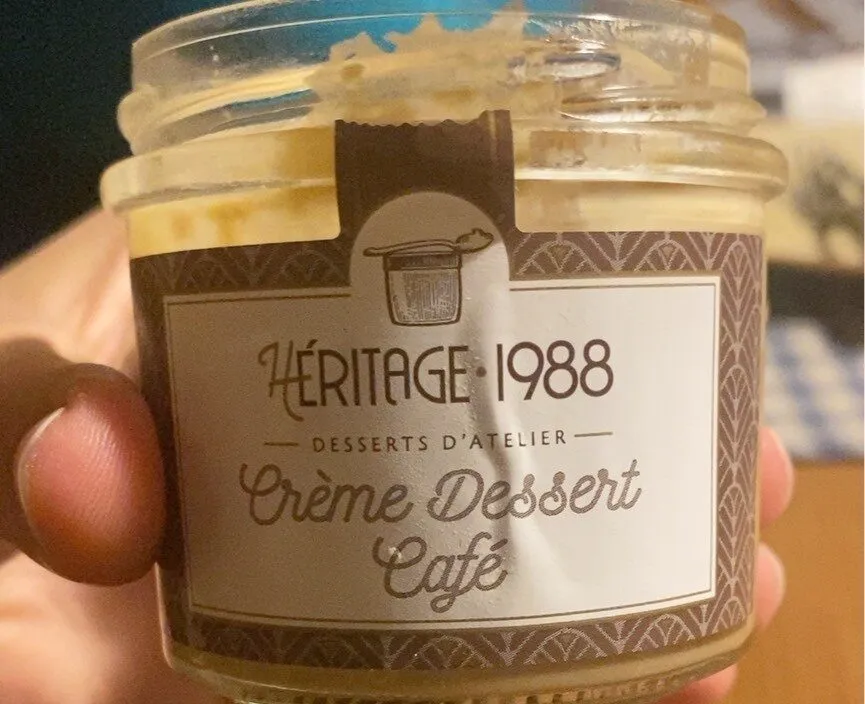 Crème dessert café