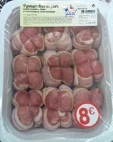 9 paupiettes de porc