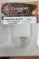 Paupiettes de porc farcies au foie gras et aux figues
