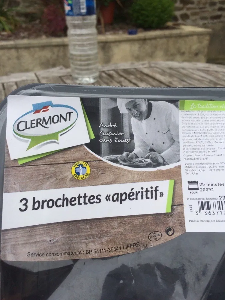 Brochettes aperitif