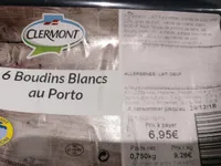 6 Boudins Blancs au Porto