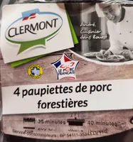 4 paupiettes de porc forestières