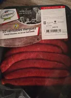 Merguez boeuf mouton CLERMONT, 12 pieces
