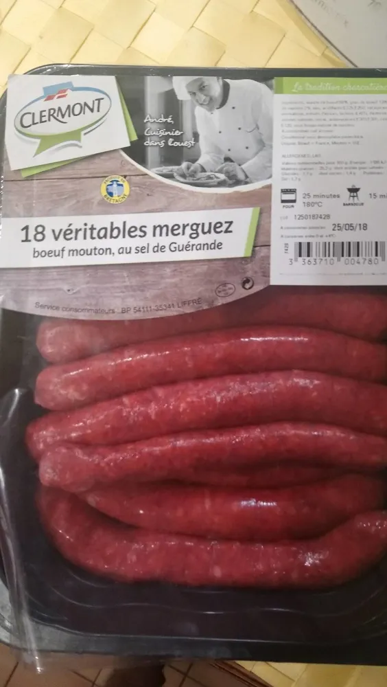 18 veritables merguez