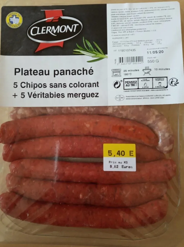 Plateau panaché