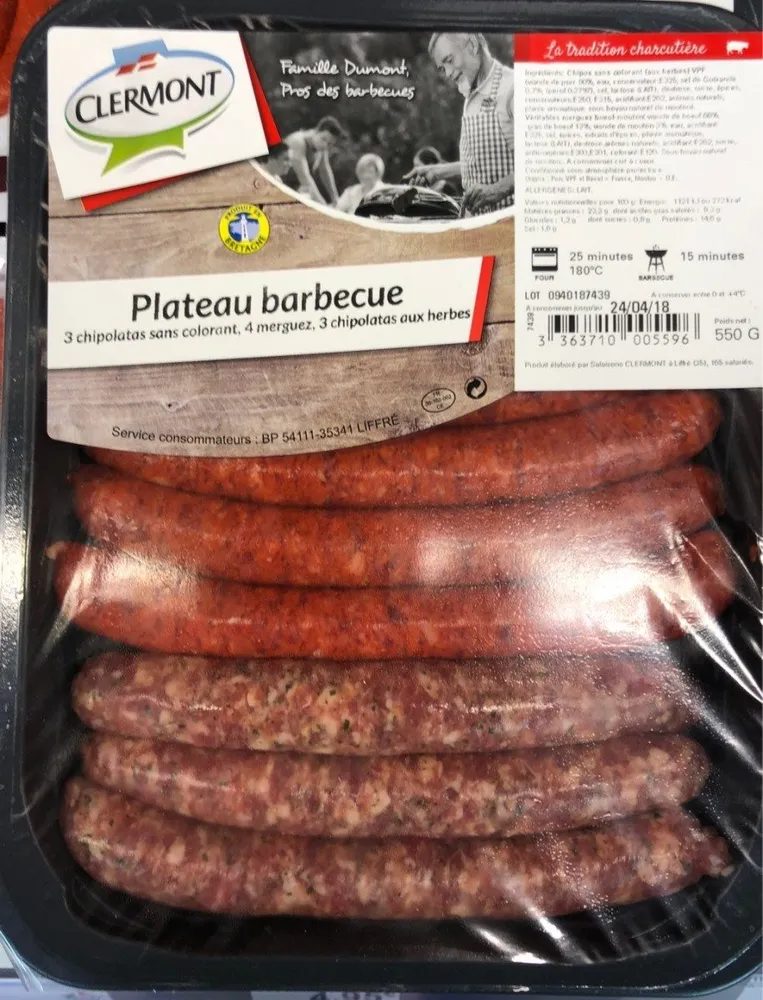 Plateau barbecue