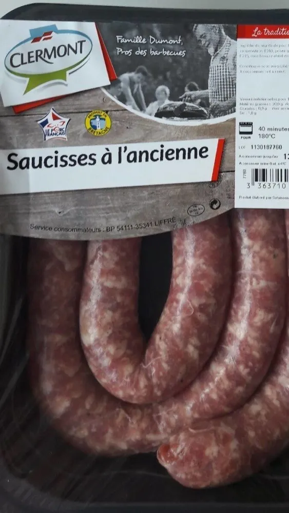 Saucisse Brasse à l'ancienne