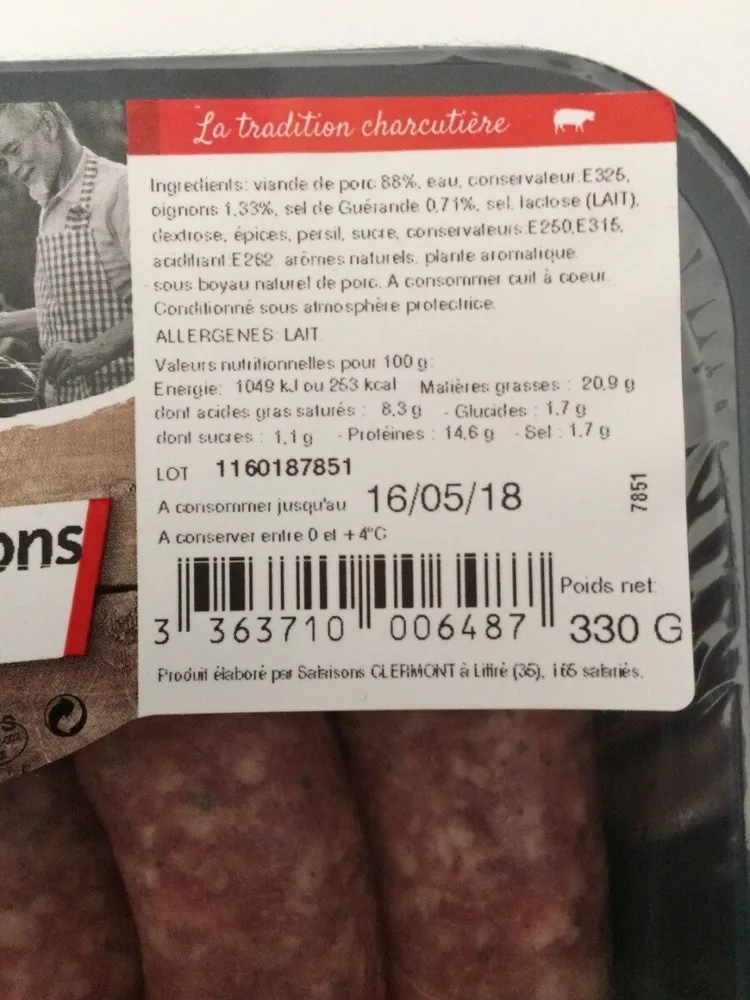 Saucisse aux Oignons