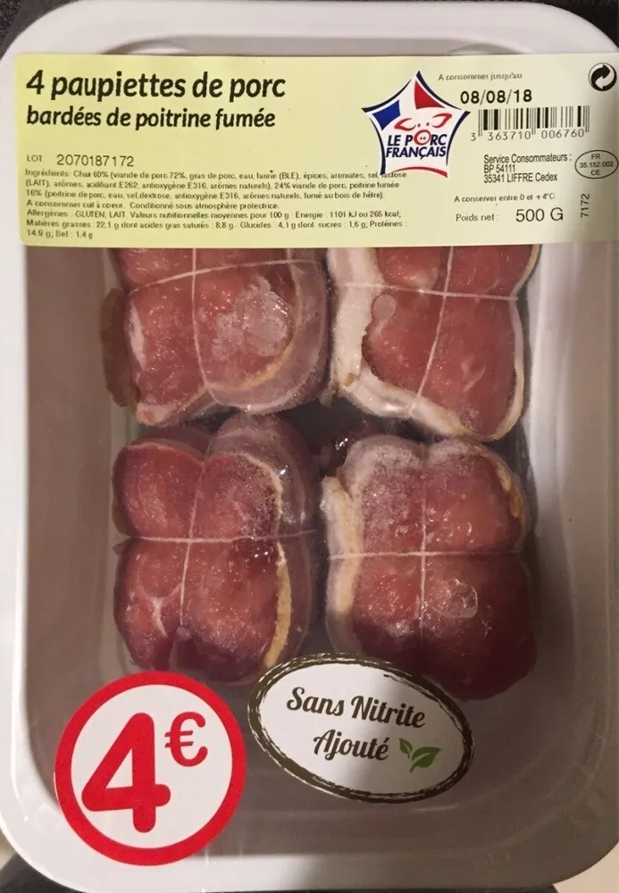 Paupiettes de porc