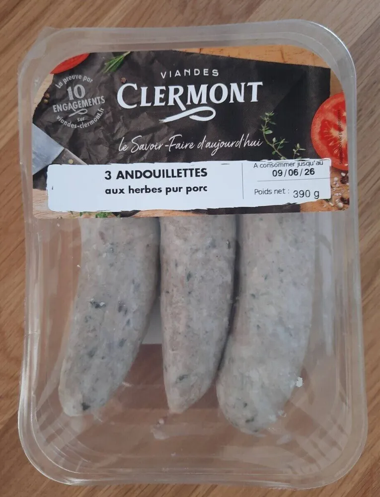 3 andouillettes aux herbes pur porc