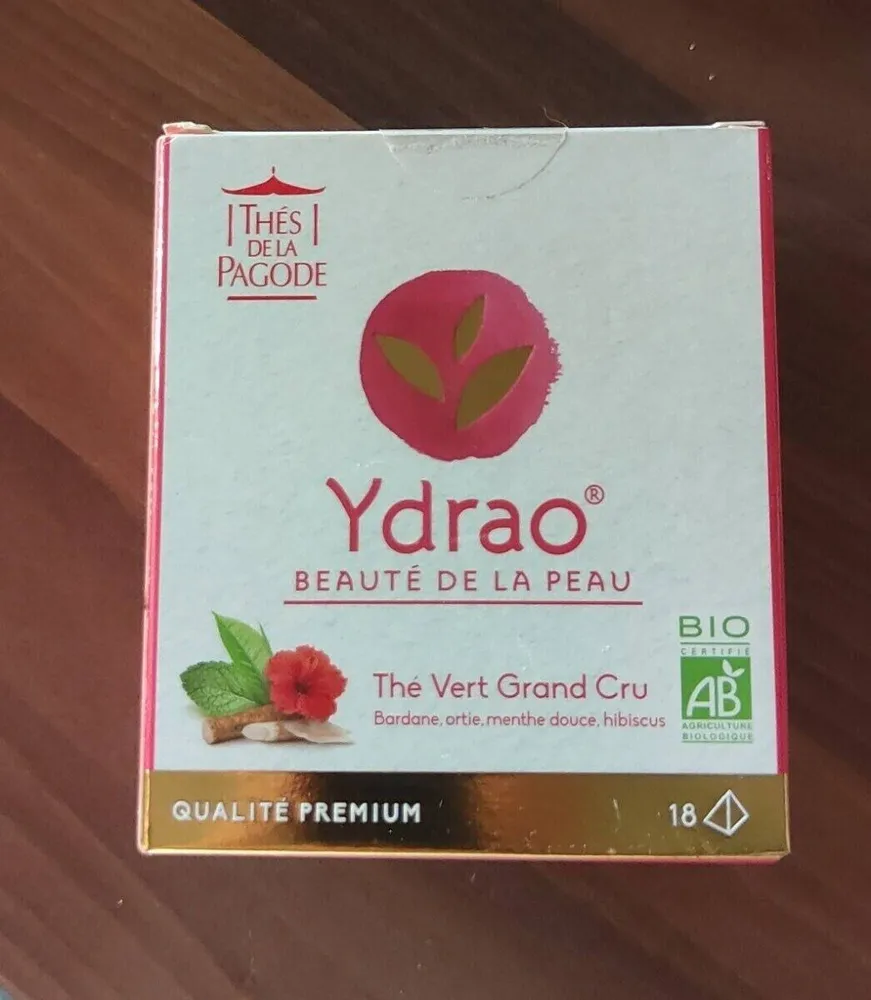 Thé vert Grand Cru Ydrao Beauté de la peau
