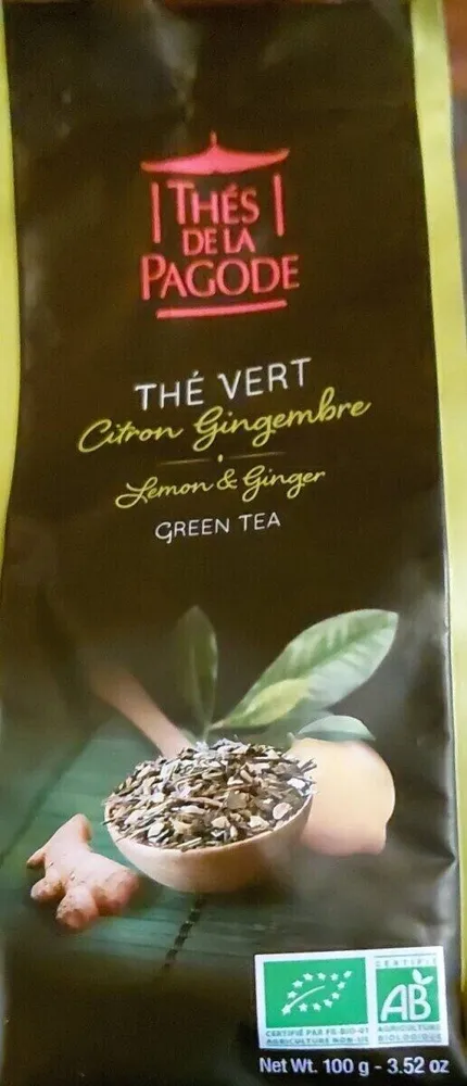 Thé vert citron gingembre