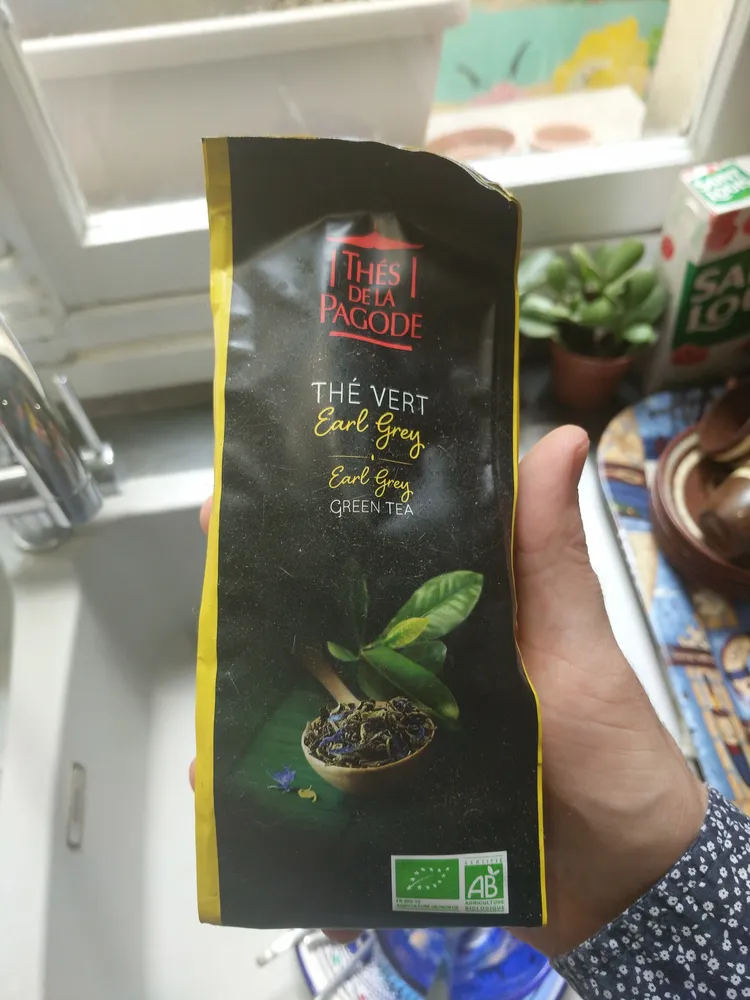 Thé Vert Earl Grey Bio - 110 G - Thés De La Pagode