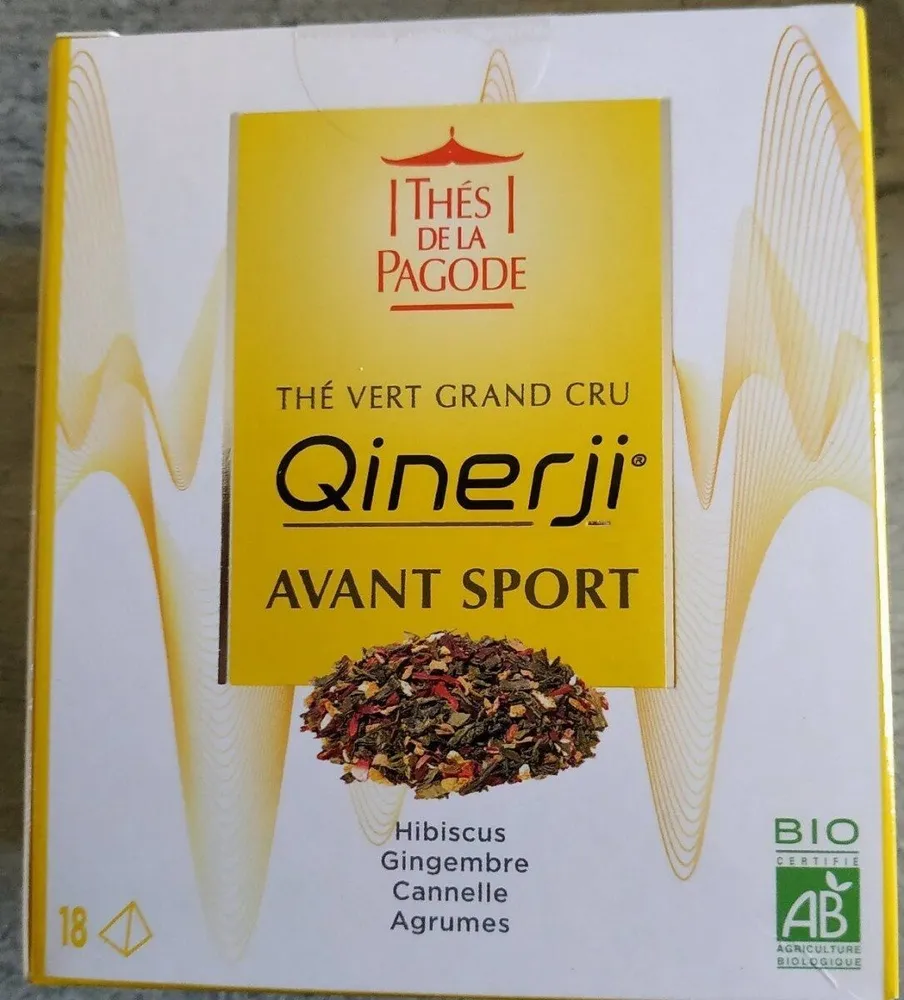 Thé Vert Qinerji avant Sport