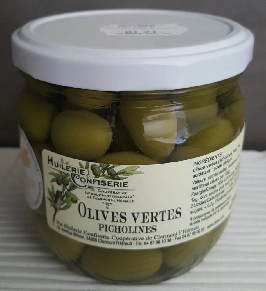 Olives vertes picholines