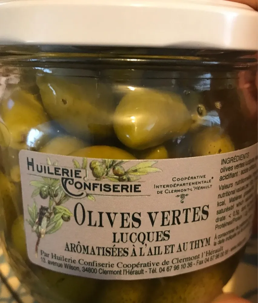 Olives vertes lucques