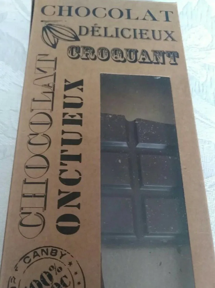 Chocolat noir à la spiruline