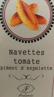 Navettes tomates piment d'espelette