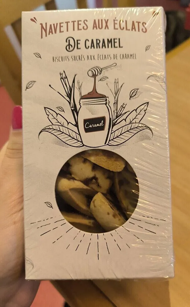 NAVETTE AUX ÉCLATS DE CARAMEL