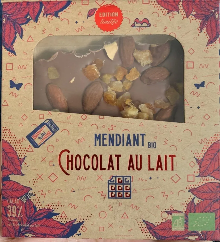 Mandiant bio chocolat au lait