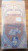 La tablette chocolat au lait. Caramel