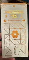Tablette Chocolat Noir Oranges Confites