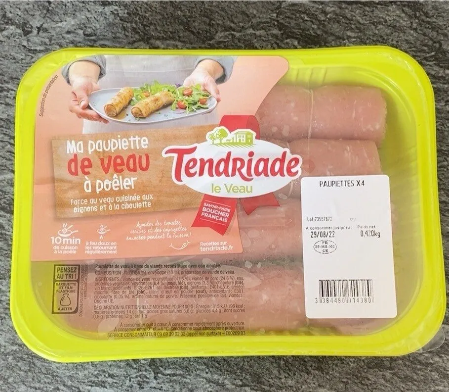 Ma paupiette de veau à poiler