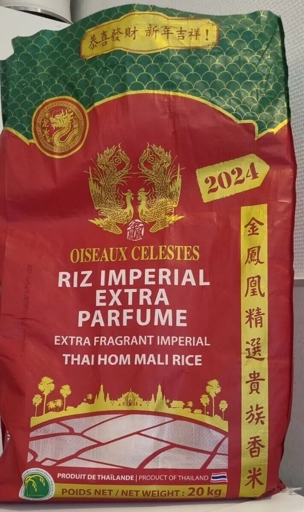 Riz parfumé de Thaïlande
